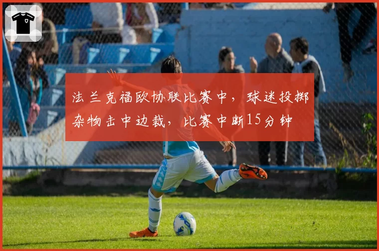 法兰克福欧协联比赛中，球迷投掷杂物击中边裁，比赛中断15分钟